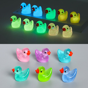 Ensemble <span class=keywords><strong>de</strong></span> canards miniatures qui brillent dans le noir - Petits animaux lumineux pour jardin féerique, accessoires <span class=keywords><strong>de</strong></span> <span class=keywords><strong>bijoux</strong></span> DIY, protection <span class=keywords><strong>de</strong></span> l'environnement - Product Image 2