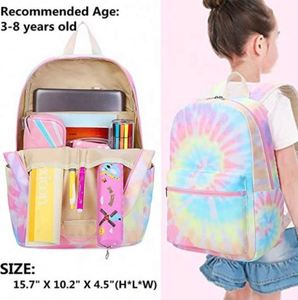 Waterproof Insulated Thermal Kids Backpack and <b>Lunch</b> Tote Bag <b>Set</b> with Custom Pattern School Use - Product Image 2