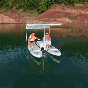 Planche de SUP gonflable, bateau de pêche catamaran, embarcation portable pour sports nautiques en plein air - Product Image 5