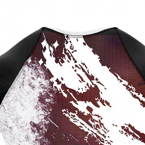 Short Sleeve Rash Guard Sublimation Print <b>Skull</b> Design Quick Dry Compression Shirt Sport <b>Top</b> BJJ Gear - Product Image 5