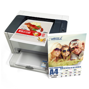 Lazer yazıcı için 160gsm iki taraf fotoğraf kağıdı mat A4