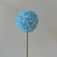 Bunga Sutra Buatan Warna-warni Bentuk Lolipop Bola Bawang Hijau untuk Dekorasi Rumah, Simulasi Pernikahan, Fotografi Langit-langit, Hotel, dan Hiasan Bunga
