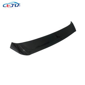 Negro brillante/fibra de carbono alerón trasero para <span class=keywords><strong>maletero</strong></span> alerón trasero para techo accesorios de coche para VW Volkswagen <span class=keywords><strong>Golf</strong></span> 7 GTI 2014-2020 - Product Image 4