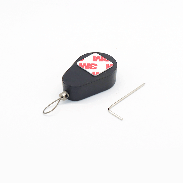 Mella Drop-shaped Retractable Stainless Steel Anti Theft Box Security Cable Tether for Computer & Instrumentation Shop Display