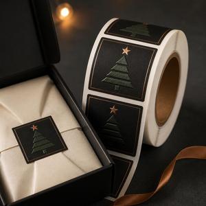 Etichette Decorative per <span class=keywords><strong>Regali</strong></span> Natalizi e Adesivi Festivi per Cesti Beneficiari, Eventi Comunitari e Pacchetti Regalo per le Festività - Product Image 2