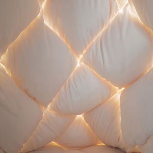 Couette en duvet d'oie blanc 90% avec compartiments, qualité hôtelière, toutes saisons, enveloppe en coton, certifiée <span class=keywords><strong>RDS</strong></span> - Product Image 5