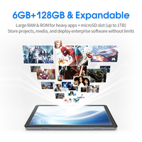 Nueva Tablet PC de 10.1 Pulgadas con WiFi 5G, CPU Octa Core T616, 6GB+128GB, Sistema Operativo Android 15, Batería de Larga Duración de 6800mAh