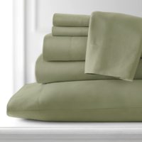Ensemble de draps et taies d'oreiller en coton 100% de luxe en gros, 4 pièces