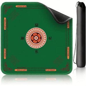 Tapis de Mahjong carré classique en boue de diatomée, antidérapant, facile à nettoyer, portable, taille personnalisée, imprimé - Product Image 4