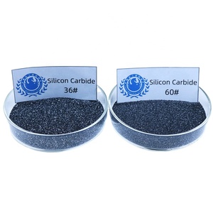 Grosir 98% silikon hitam karbida 0.037 mm-2.3 mm tahan api abrasif dan alat pemotong Carborundum ledakan Media