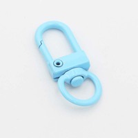 Porte-clés en métal et pendentif arc-en-ciel pour accessoires de bijoux gay et lesbiens, accessoires de sac, porte-clés de remorque, mousqueton pivotant