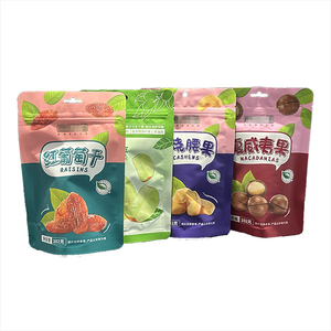 Tùy chỉnh in logo đứng lên túi rõ ràng cửa sổ mùi bằng chứng thực phẩm cấp cao hàng rào dây kéo hàng đầu cho nấm - Product Image 5