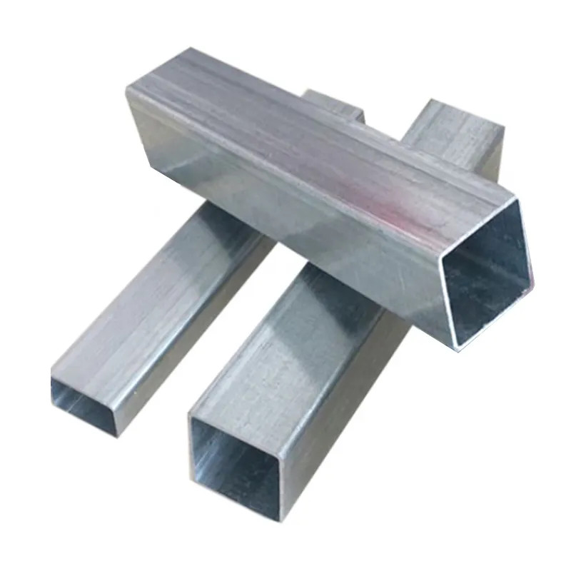 4x4 pulgadas galvanizado GI tubo cuadrado de acero al carbono 2,5x2,5 galvanizado diseño moderno tubo cuadrado mesa de acero