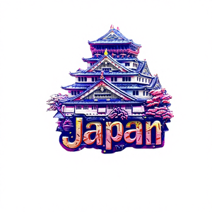 Magnets de réfrigérateur personnalisés en résine 3D, peints à la main, écologiques, pour la personnalisation artisanale, vente en gros, thème touristique japonais - Product Image 4