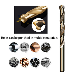 <span class=keywords><strong>Broca</strong></span> métrica de cobalto M35 HSS, molienda de punta de 135 grados, <span class=keywords><strong>broca</strong></span> de longitud de Jobber helicoidal para Metal endurecido, acero inoxidable, <span class=keywords><strong>hierro</strong></span> fundido - Product Image 2