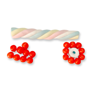 Op maat gemaakte private label speelgoedpistoolvormige gepofte tabletten <span class=keywords><strong>marshmallow</strong></span> met diverse fruit smaken, leuke bulk snack snoepgoed voor groothandel - Product Image 2