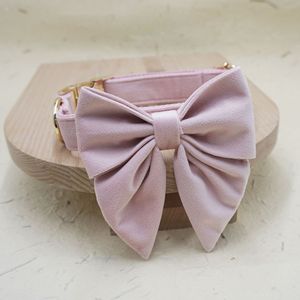 Accessoires pour animaux de compagnie : Nœuds <span class=keywords><strong>papillon</strong></span> pour chiens et chats, en velours imprimé ou uni, détachables et mobiles, pour Noël et mariages - Product Image 3