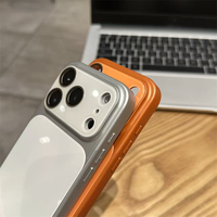 Étui de protection de luxe mat antichoc en PC rigide avec grande fenêtre pour appareil photo pour iPhone 18 Pro Max 17 Pro 16 Plus
