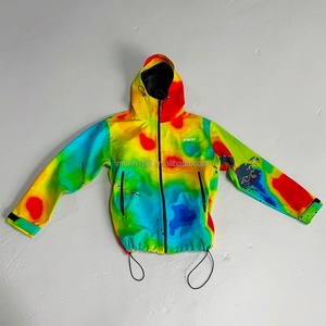 Fashion Designer Custom Nylon <b>Zip</b> <b>up</b> <b>Jackets</b> Windbreaker Coat All Digital Print High Quality Waterproof Windbreaker <b>Jacket</b> Men - Product Image 1