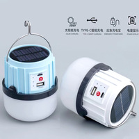 Nouvelles ampoules solaires rechargeables portables lumières de secours pour la maison de bureau 3000mAh batterie 30W Bombillo ampoules LED rechargeables