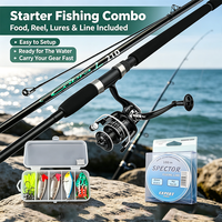 Pabrik Sumber Grosir Joran dan Reel Pancing Bass Premium 2.1m 2.4m 40-80g untuk Memancing di Laut