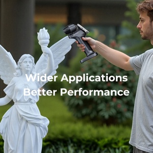 Máy quét <span class=keywords><strong>3D</strong></span> Creality Raptor X |   Độ chính xác siêu cao 0,02mm |   Laser xanh lai + NIR |   Thiết bị cầm tay không dây |   Quét màu toàn phần - Product Image 2