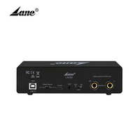 LAI22 produk penjualan terbaik profesional Desktop Usb 2 saluran Audio kartu suara Aksesori plastik portabel berkabel-1 buah CN;GUA