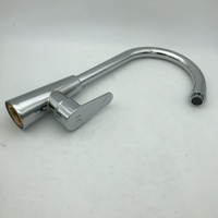 Robinet de cuisine moderne et simple à tête rotative, eau chaude/froide, avec cartouche céramique électroplaquée – Vente directe usine