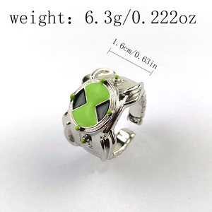 Superventa Anillo de Cosplay del Omnitrix de Ben 10 Unisex Estilo Punk Gótico a la Moda con Personalidad Accesorios de Joyería - Product Image 2