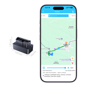 Rastreador GPS para Auto con Alarma <span class=keywords><strong>de</strong></span> Corte <span class=keywords><strong>de</strong></span> Energía Inteligente, Rastreadores OBD para Auto, GPS Inalámbrico 2G, Dispositivo <span class=keywords><strong>de</strong></span> Rastreo Vehicular 4G para Vehículos - Product Image 1