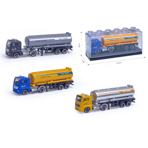 PANDAS 1:64 roue libre boîte de bloc de construction en plastique bricolage chaud petit modèle de voiture en alliage moulé-camion à benne basculante - Product Image 5