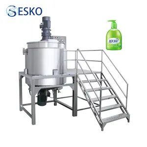 ESKO Hand Wash Liquid Soap Shampoo Dish Washing Making Machine Cosmetic Liquid Mixing Tank