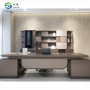 사무실 가구 관리자 책상 럭셔리 보스 테이블 디자인 단단한 나무 경영진 책상 - Product Image 5