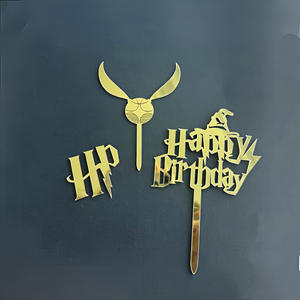 Birthday Acrylic <strong>Cake</strong> <strong>Decoration</strong> Set - Boys' Birthday Party Supplies <strong>Cake</strong> <strong>Decorations</strong> Topper - Product Image 5