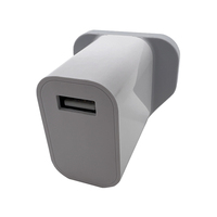 Adaptador de Corriente CA/CC de 5W con Certificación UKCA y CE, Cargador USB Inteligente de 5V 1A para Computadoras Portátiles, Teléfonos Móviles, Relojes, Cámaras, Ignífugo e Inteligente