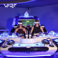 Parc à thème VR 360 9d vr machine de jeu de réalité virtuelle de simulateur de chaise de montagnes russes