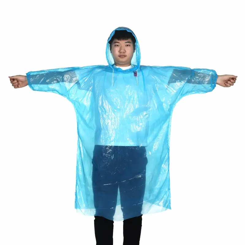 Camping Outdoor Rain Coat Waterproof for Men Blanket Emergency Disposable Rain Poncho Custom Logo Raincoats Thickness