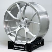 Jantes forgées Bku 5X120.65 pour Chevrolet Corvette C5 C6 C7 C8 E-Ray Z06 ZR1 19 20 21 pouces, jantes de course en alliage argentées personnalisées