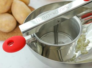 Outils pour fruits et légumes <span class=keywords><strong>Presse</strong></span> à pommes de terre manuelle professionnelle à usage intensif <span class=keywords><strong>Presse</strong></span>-purée à pommes de terre en acier inoxydable 3 en 1 - Product Image 4