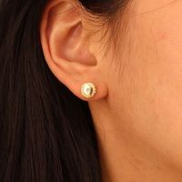 Chris April Evil Eye Pendientes Exótico Pendiente de plata esterlina 925