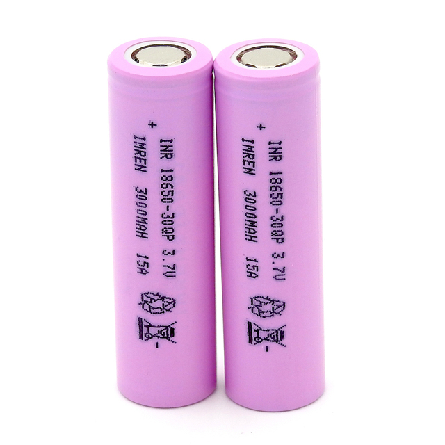 100% Original High Capacity IMREN 18650 30QP 3000mAh Li-ion Battery for Samsung INR18650 30Q