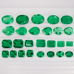 Hydrothermal <strong>Emerald</strong> Gemstone Colombia Lab Grown <strong>Loose</strong> <strong>Emerald</strong> Oval Cut <strong>Loose</strong> Stone <strong>Beads</strong> - Product Image 6