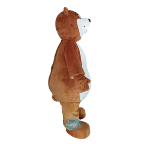 Costume mascotte <span class=keywords><strong>orso</strong></span> <span class=keywords><strong>Masha</strong></span> marrone adulto - Product Image 5