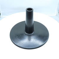 Base lestée en caoutchouc de 25 mm/32 mm pour poteau de slalom d'entraînement d'agilité de football, base de poteau de marquage de football, fourniture d'usine