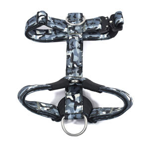 Camouflage Pattern Heavy Duty Tactical Fashion <b>Dog</b> Harness with Silicone Lining for Medium and Large <b>Dogs</b> Outdoor <b>Training</b> - Product Image 5