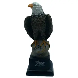 New Creative Club Souvenir benutzer definierte Harz Animal Eagle Trophy Gedenk dekorative Geschenk