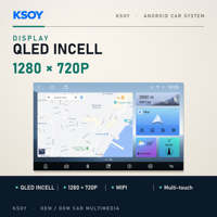 Layar Android Mobil Stereo Radio Mobil Pemutar Android untuk Mobil Layar Sentuh 9 Inch Bluetooth