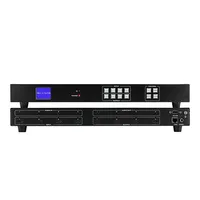 Matriz de Video Hardrock WS-QC-44HA 4 Entradas/4 Salidas 4K60, Conmutador con Empalme sin Interrupciones, Procesador de Pantalla para Monitoreo Audio-Video (110-240V)