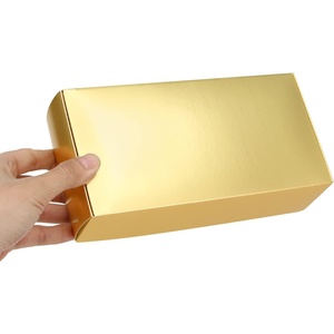 Wholesale High Quality Gold Paper Corrugated Cosmetics Shipping Packaging Gift Mailer Box With Custom Logo Paper Packaging Box - Product Image 4