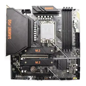 B660 LGA 1700 Gaming PC Motherboard M.2 SSD DDR4 4 Slots Mainboard mit Typ C, USB 3.2 Gen 2, DP für 12 13 Gen